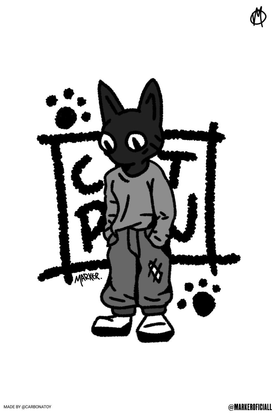 Cat Paw Poster Cat Paw Poster
